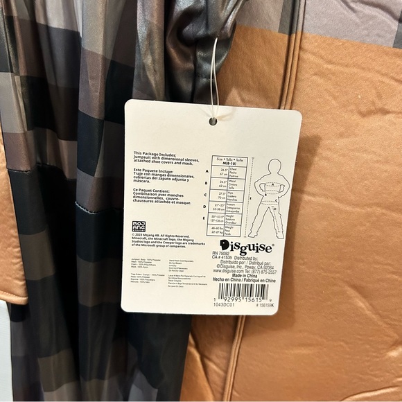 Disguise Boys Minecraft Steve in Netherite Armor Halloween Costume Multiple Size - Picture 10 of 12